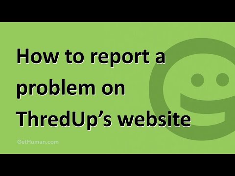 How to get customer help on ThredUp's website