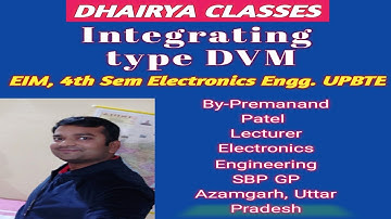 Lecture 29_EIM_Integrating type DVM