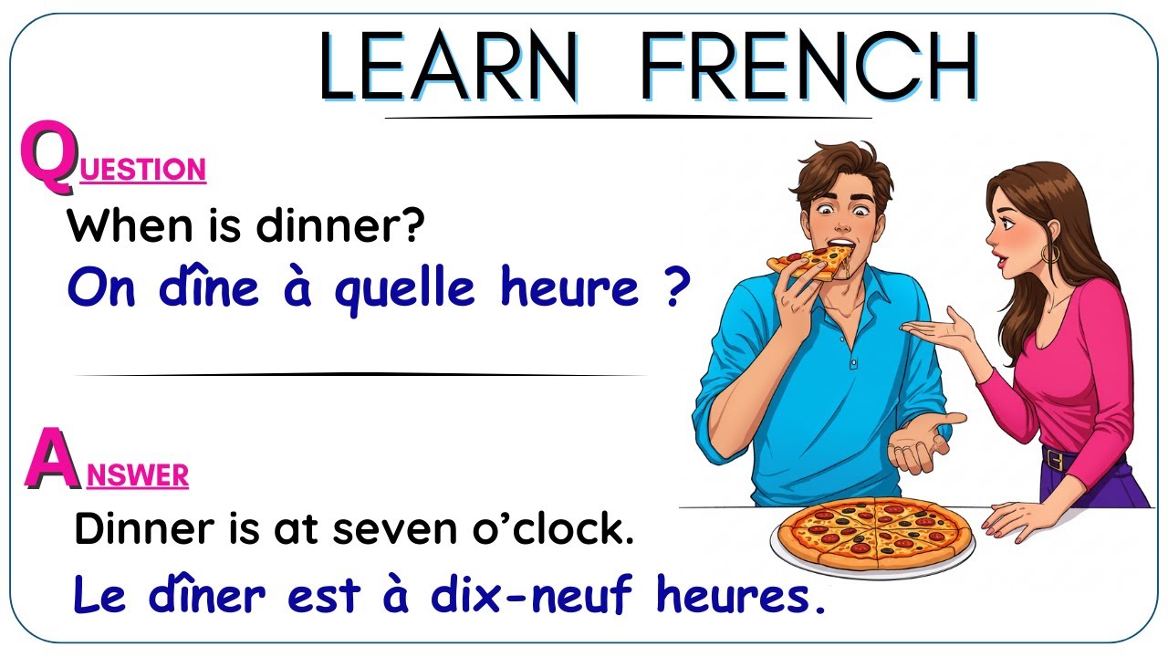 PERFECT your FRENCH PRONUNCIATION through French Conversations |        Learn French |  Français