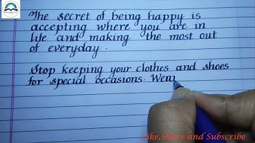 Super fine neat and clean handwriting | Sadhguru