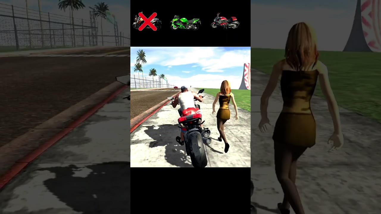 bike girl sit challenge ll 