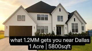1-Acre Toll Brothers Home Near Dallas | 5 Beds   5,814sqft | Nokota Home Tour
