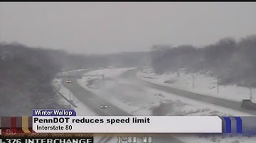 Speed limit reduced on Pennsylvania Turnpike