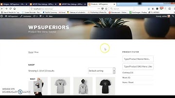 Product Filter For WooCommerce Product - Basic Settings