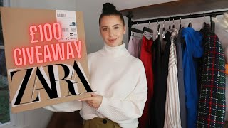 ZARA TRY ON HAUL + £100 ZARA WORLDWIDE GIVEAWAY || NEW IN ZARA HAUL MARCH 2021