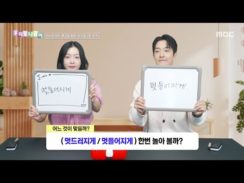 [우리말 나들이] 우리말 나들이 - 멋드러지게/멋들어지게, MBC 260511 방송