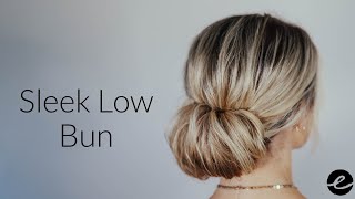 Sleek Low Bun Tutorial