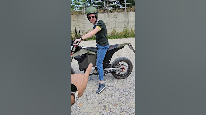 SPETTACOLARE TACITA la moto elettrica con il cambio