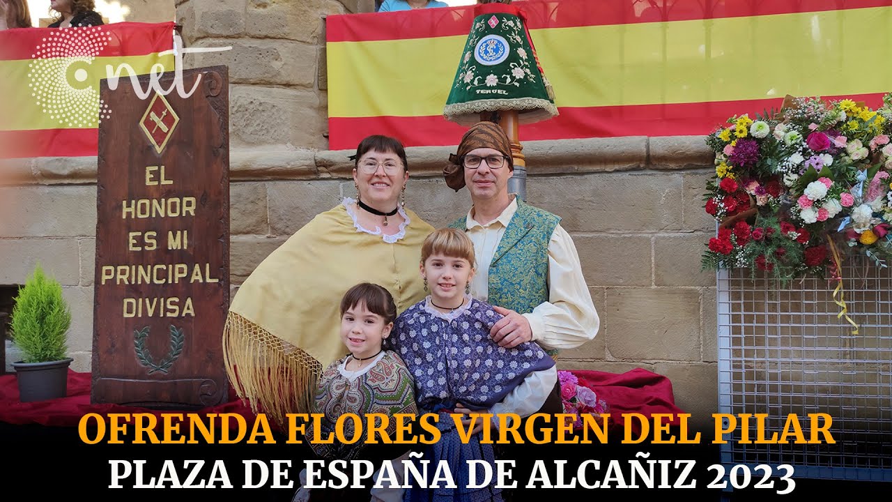 Ofrenda VIRGEN del PILAR | Alcañiz 2023