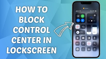 How to Disable Control Center in Lockscreen on iPhone - iOS 17
