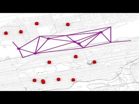 Island Bridge Optimization - Grasshopper/Rhino/Python | Fall 2021 | Generative Design GSAPP