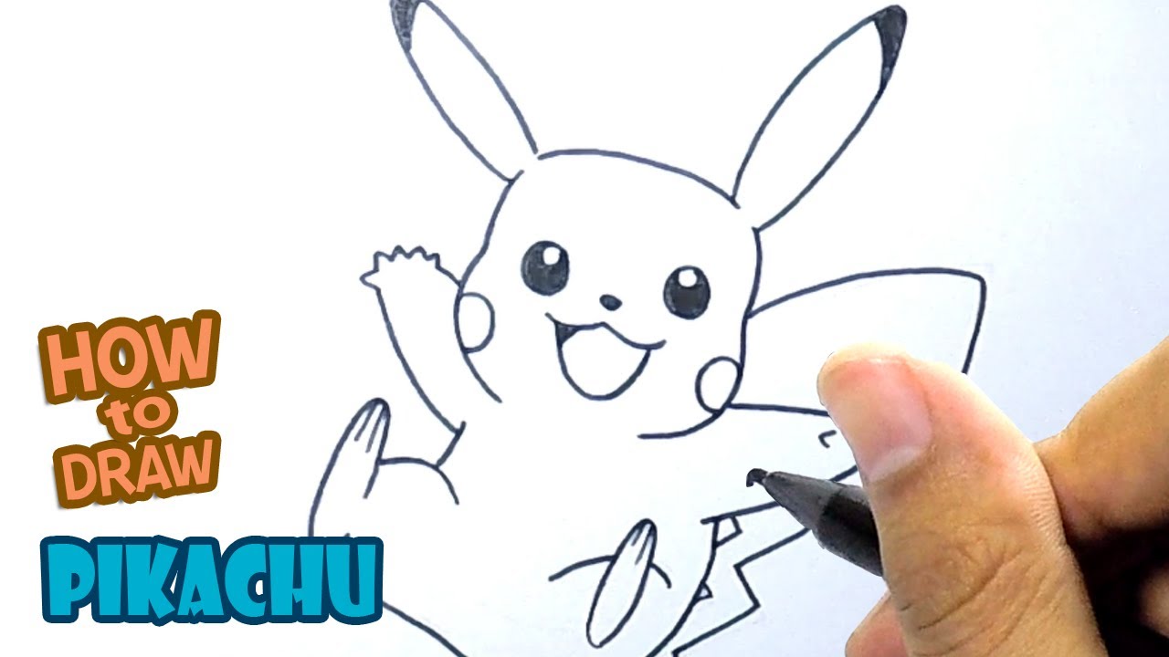 How to Draw Pikachu Easy Step by Step - YouTube