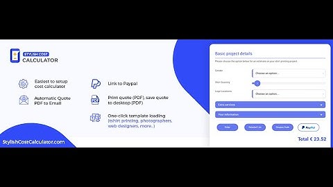 Venue Rental | Cost Calculator Template | WordPress
