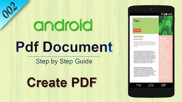 #2 Create First PDF : Android Studio