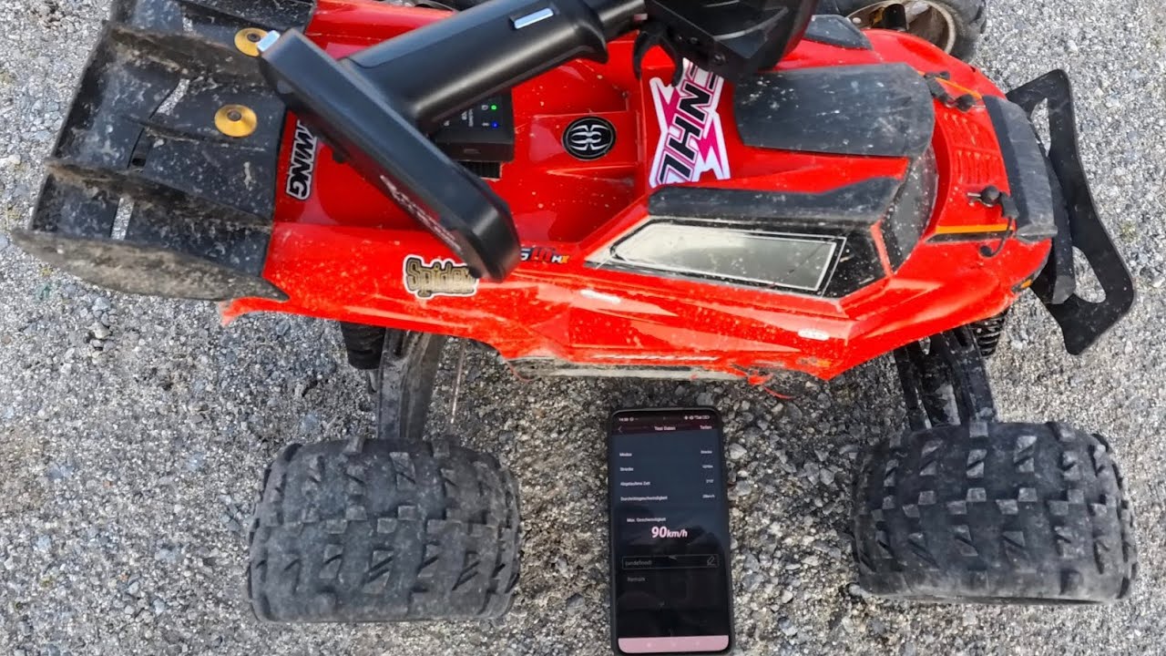 2. 6s Testfahrt 90Kmh RC Auto Team Magic E6 iii BES+