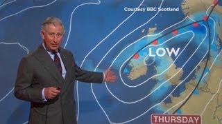Prince Charles the weatherman on the telly? It's raining royalty.