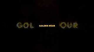 JVKE - golden hour (black screen overlay)