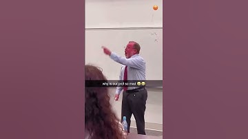 There’s no way this just happened 😭#college #professor #ai #lecture