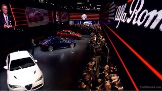 Alfa Romeo Giulia Quadrifoglio Frankfurt Press Conference