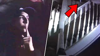 Footsteps Heard Upstairs Inside Abandoned House!