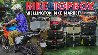 Top Box in Wellington Bike Market Kolkata | Crash Guard for X-Pulse 200 | Aluminium ABS Top Box Bike
