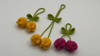 Crochet Tulip accessory tutorial 