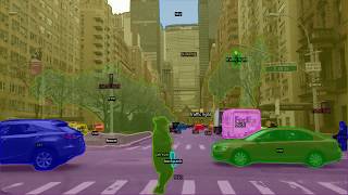 Detectron2 Panoptic Segmentation - Driving in NYC