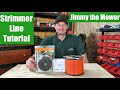 How to load Strimmer line / string on to a stihl strimmer / weed wacker auto cut head. Tutorial