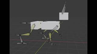 Robot Dog - Standard Walk Cycle - Work in Progress - Total Running Time: 17 seconds
