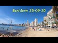 Benidorm Levante Beach, Costa Blanca Walking Tour of the Promenade 25-09-20 🇪🇸