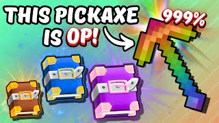 We Got The GOD PICKAXE! [Pixel Prisons]
