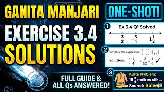Ganita Manjari Class 9 Maths | Exercise 3.4 One Shot Solution | New NCERT Syllabus 2026