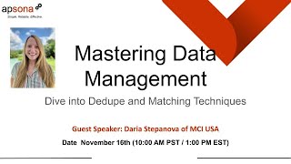 Famous A Deep Dive into Deduplication and Matching Techniques Wealth