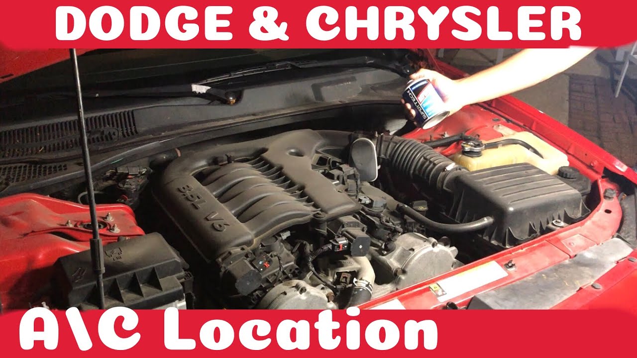 How To Recharge Ac On A Dodge or Chrysler DIY - YouTube