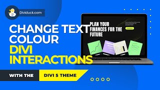 Divi 5 Interactions Change Text Color On Button Click Simple Powerful