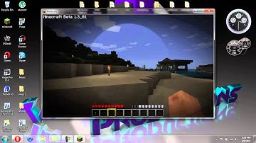 Minecraft Beta 1.3_01 - How to install Miners Helmet mod