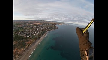 Niviuk Link 2 gnarly left side wing collapse and recovery clip
