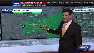 Impact weather begins to calm down as flash flood warnings expire