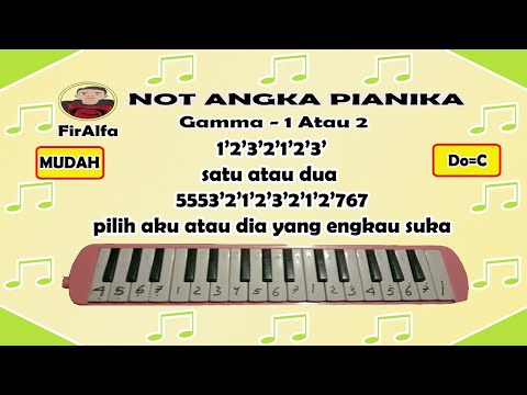 Not Angka Pianika Lagu Opening Ultamen Zero Not Angka Pianika Gamma 1 atau 2 Mudah tanpa tuts hitam - YouTube