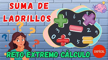 ⚡Solo el 1% lo Completa… ¿Tú Podrás? · Suma de Ladrillos Nivel Difícil 🧠