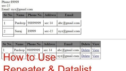 how to show data from mssql to datalist in c# asp net part 1
