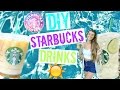 DIY Starbucks Drinks For Summer!