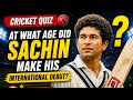 Only Real Sachin Fans Can Score 8/8 👑🔥| Cricket Quiz 