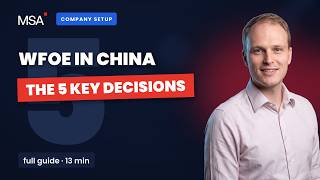 WFOE in China: Avoid Mistakes When Opening Your WFOE in China