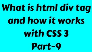 Web Design Beginners Course 2019 Bangla CSS3 Part 9