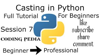 Celebrity Casting in Python full tutorial for beginners | Session 7 | CodingPedia Profile
