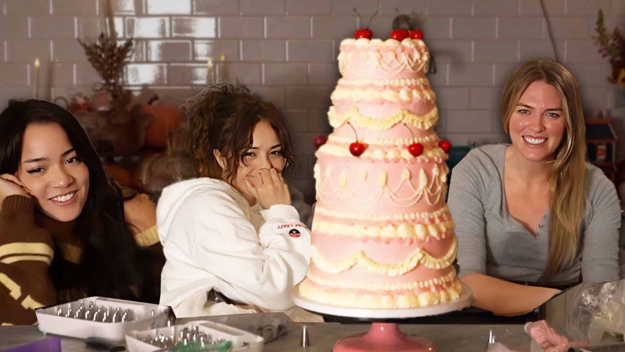 Rae & Cinna Bake a Cake With QTCinderella!