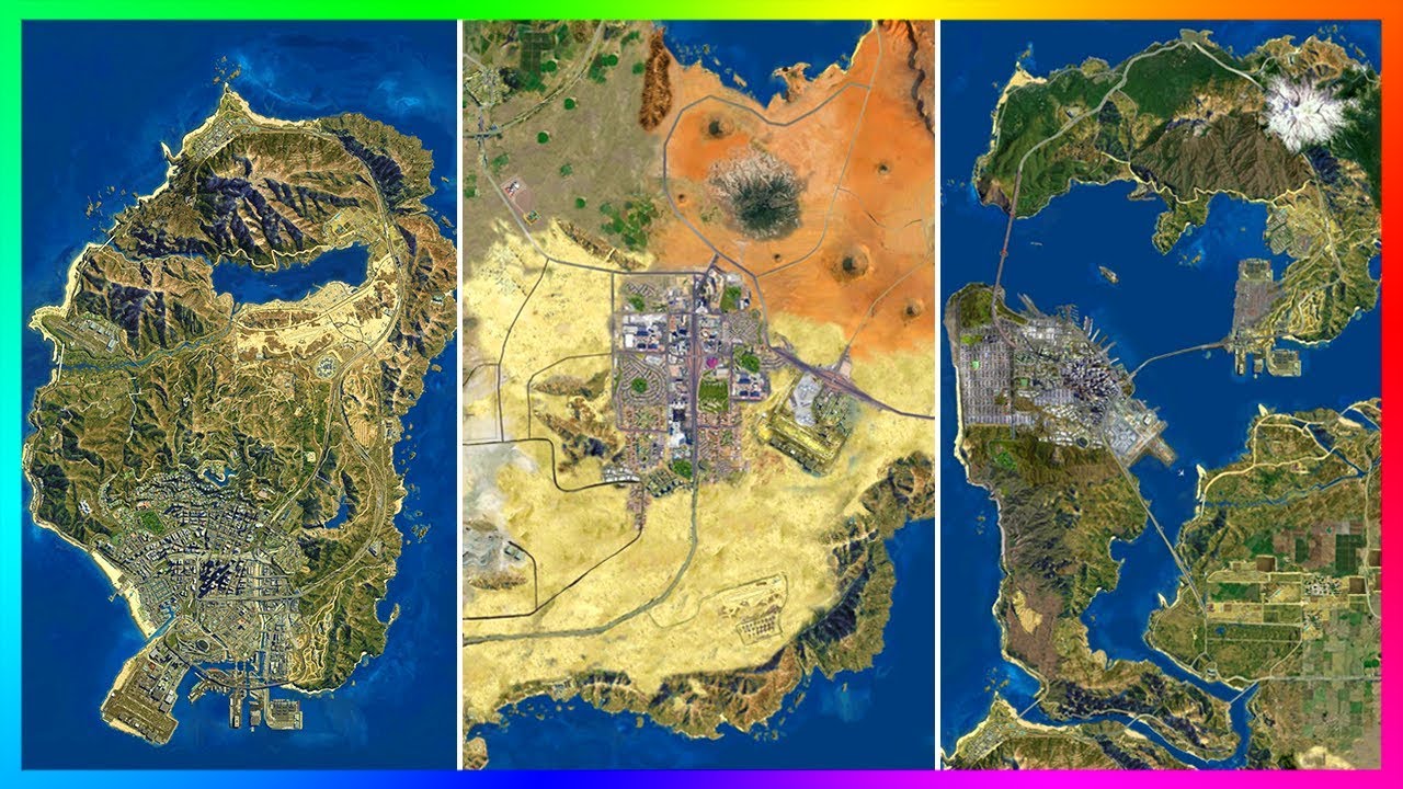 GTA V Map Comparison