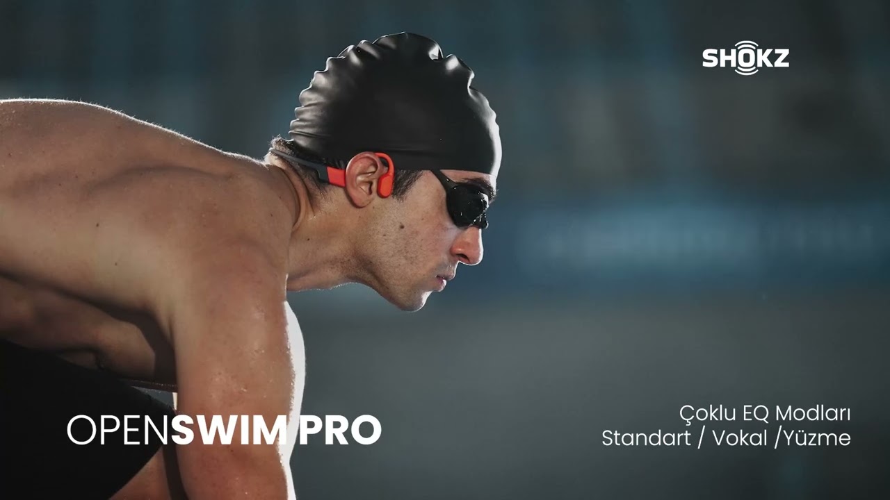 Shokz - OpenSwim Pro Kemik İletimli MP3 Yüzme Kulaklığı