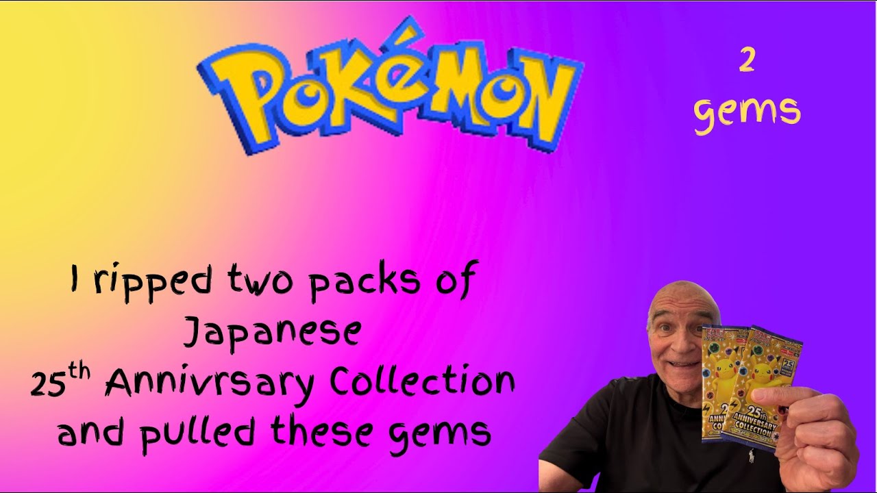 I ripped 2 packs of Japanese 25th Anniversary Collection and pulled these gems. 